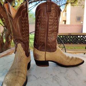 Rare Tony lamas men exotic boots